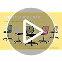 Yaheetech 20x22x36.5 Office Chair YT-0010368102 Adjustable Ergonomic Rolling