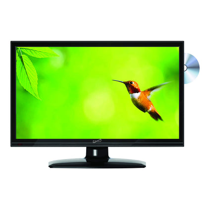 Supersonic 15 Inches SC-1512 720p 60Hz LED TV-DVD Combination