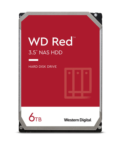 Western Digital 6TB WD60EFAX Internal Hard Drive - 5400 RPM, SATA 6.0 Gb/s, 256MB Cache, 3.5 Inch