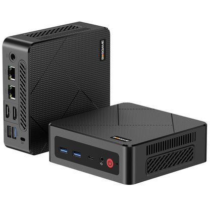BOSGAME E4 Mini PC Ryzen 5 3550H 4K Triple Display Mini Computer