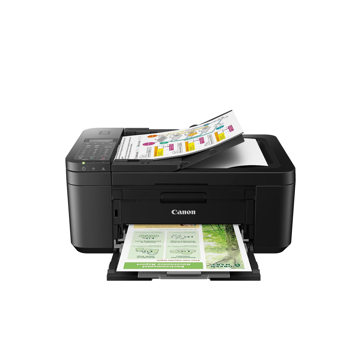 Canon Inkjet Printer TR4720 4800x1200dpi Color 12.7lbs Dimensions: 11.7"D x 17.2"W x 7.5"H