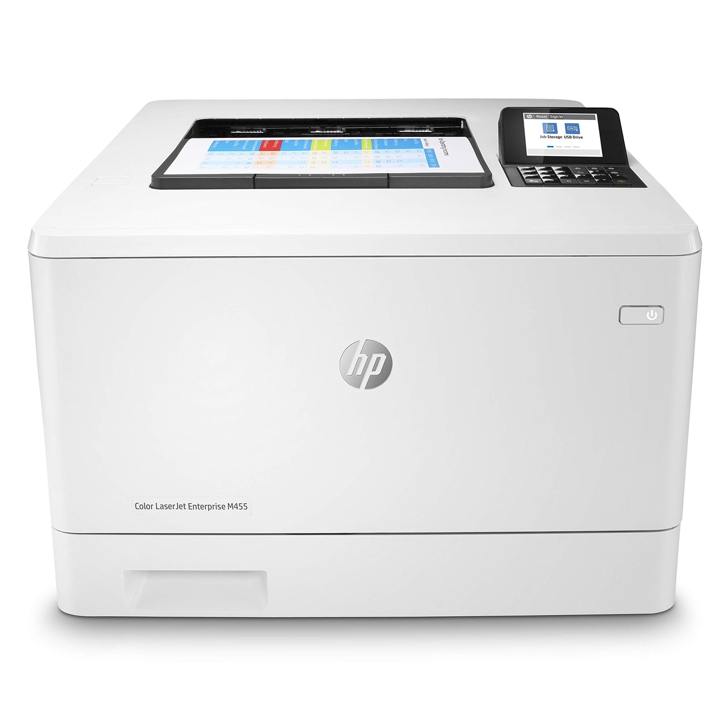 HP Color LaserJet Enterprise M455dn Color Printer 600x600 DPI, 27 B&W/Color PPM, Automatic Duplex, Laser