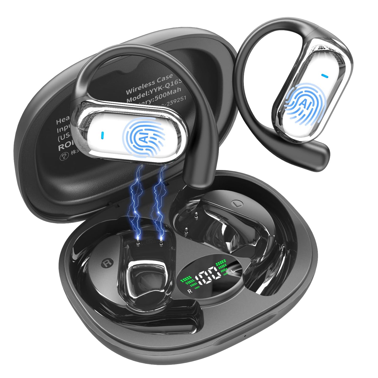 MAIJOFO Open Ear Bluetooth 6.1 Translation Earbuds YYK-Q16S 188 Language Support