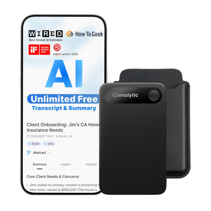 Comulytic 0.78 inches LA558 Stereo Digital Voice Recorder