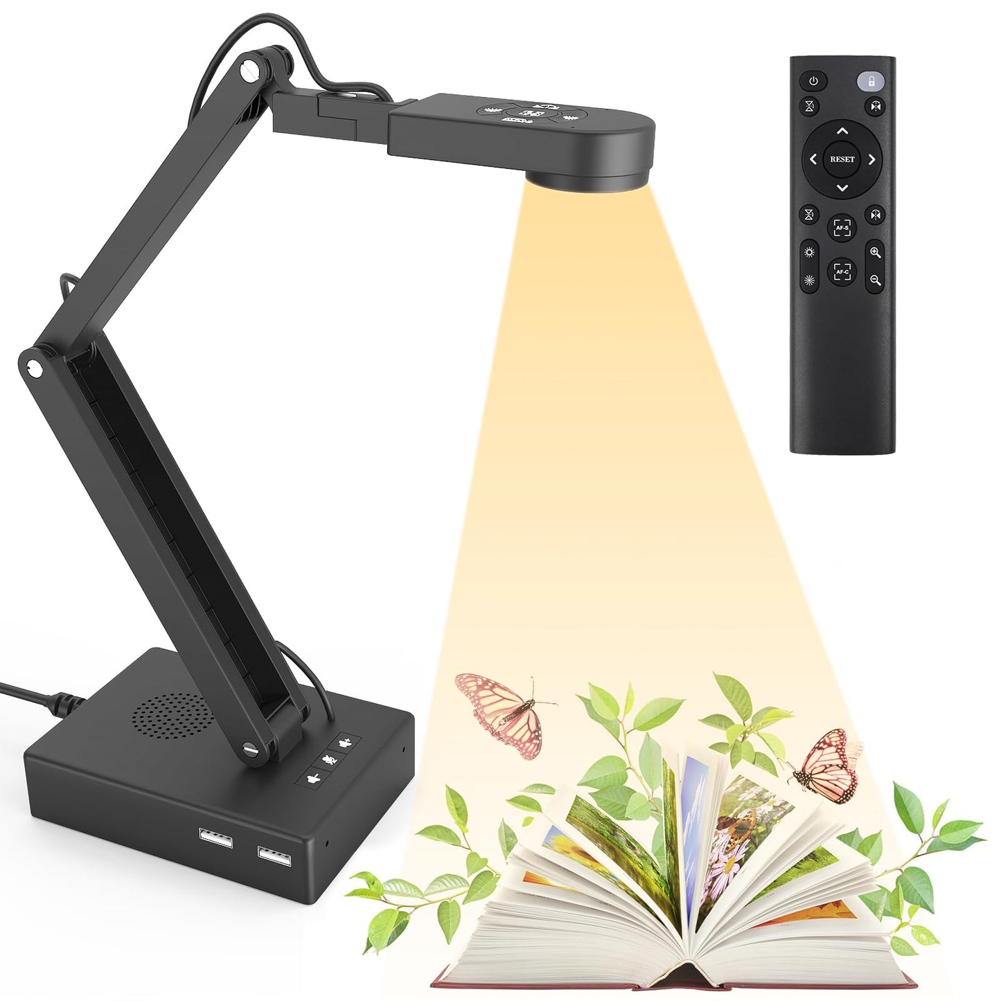 Kitchbai 12MP KB1200 Document Camera 3840p USB
