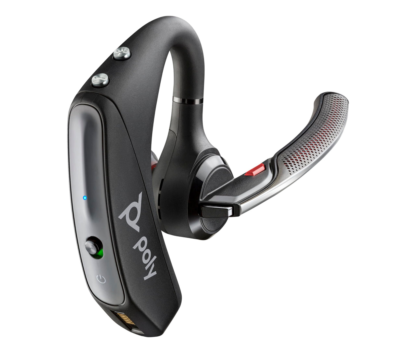 POLY Voyager 5200 203500-101 Bluetooth Mono Headset - Mono, Active Noise Cancellation, Bluetooth 5.0