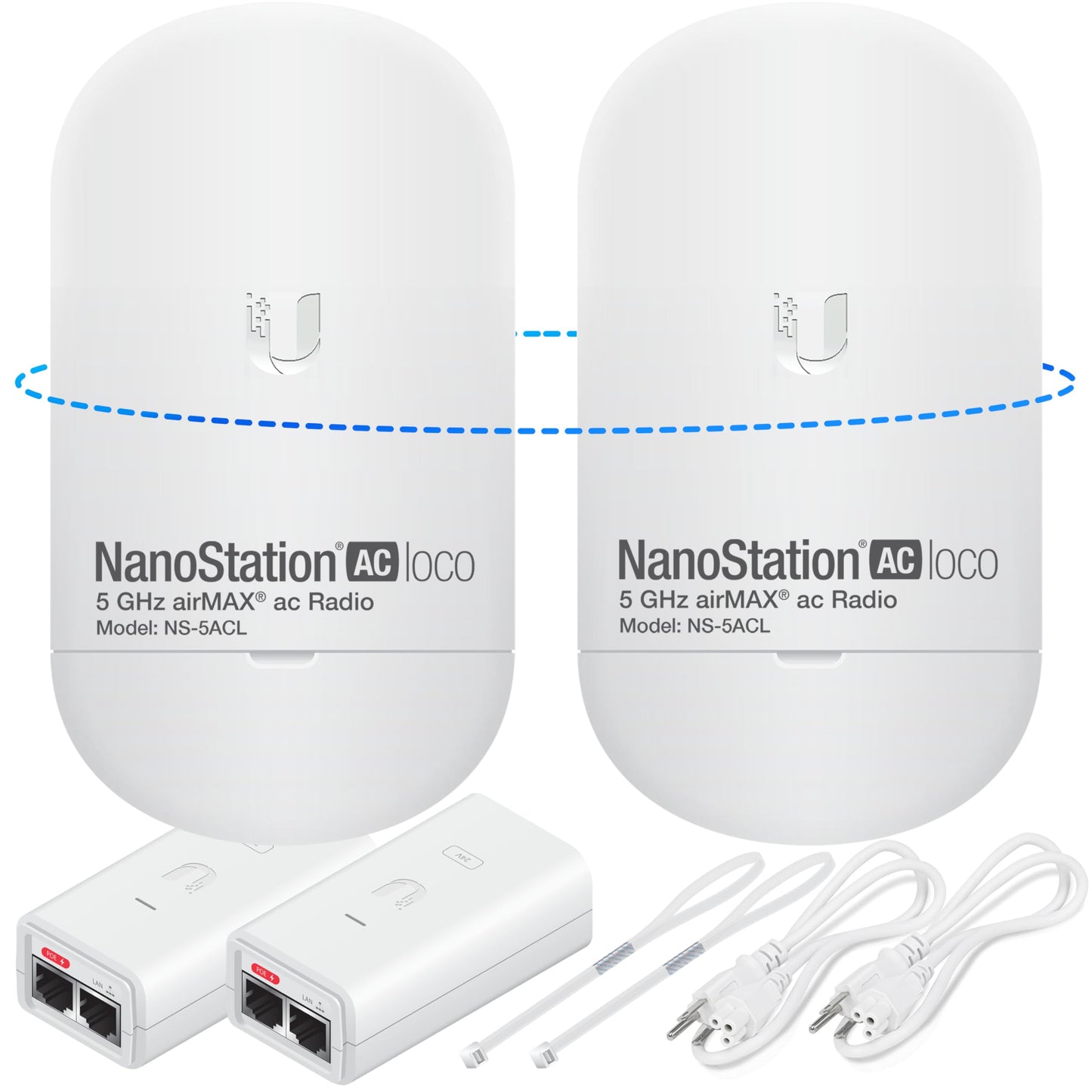 GOOD STORY 5GHz Ubiquiti Nanostation LOCO 5AC P2P-WIRELESS-Configuration Point-to-Point Wireless Bridge