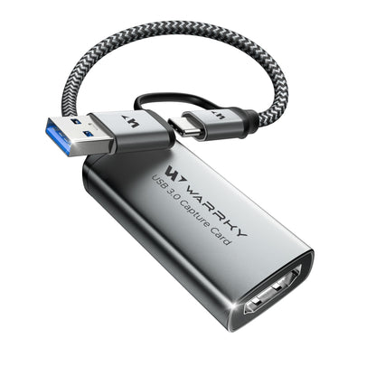 Warrky 2-in-1 USB 3.0 Capture Card WARRKY-AV-CC03 1080p 60FPS HDMI