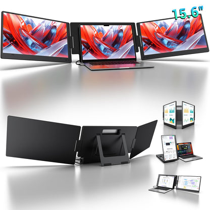 KYY 15.6" X90D FHD 1080p 60Hz LCD Dual Portable Monitor
