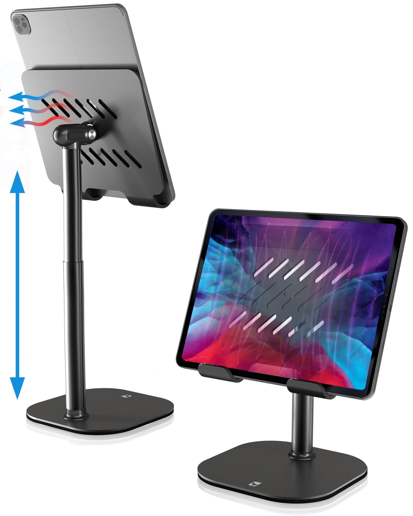 COOPER 7-10inch Adjustable Stand CPR238BLK129 Tablet Holder Compatible with Devices up to 4.4lb