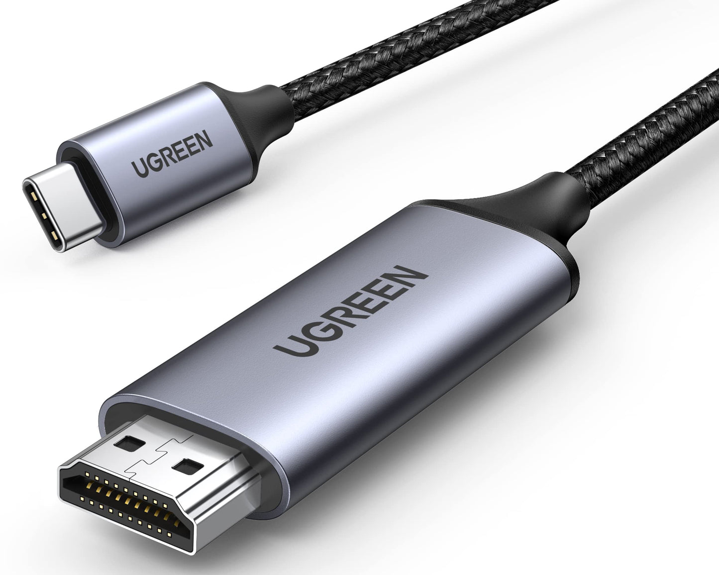 UGREEN 200cm USB C to HDMI Cable Male-to-Male 4K@60Hz Resolution Black
