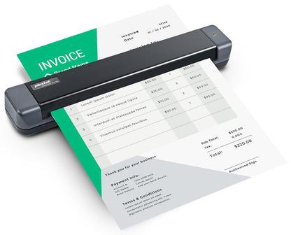 Plustek 1.6"x11.7" S410 Plus 600dpi Document Scanner