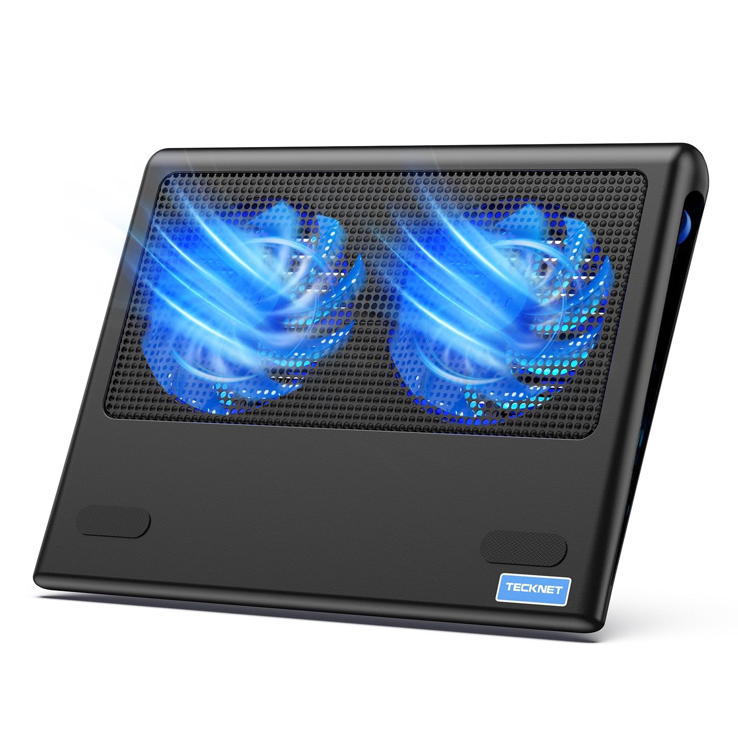 TECKNET 14-15.6" FBA_49498 Cooling Pad Air 2 Fans 2 Speed Adjustable Laptop Cooling Stand