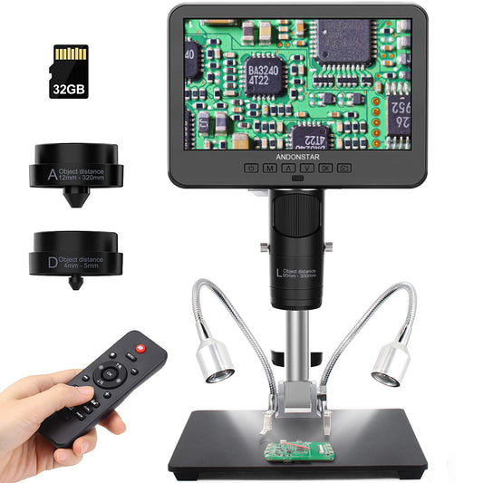 Andonstar 7 In AD246S-M 2160P Digital Microscope 2040x 240V LED Achromatic Handheld