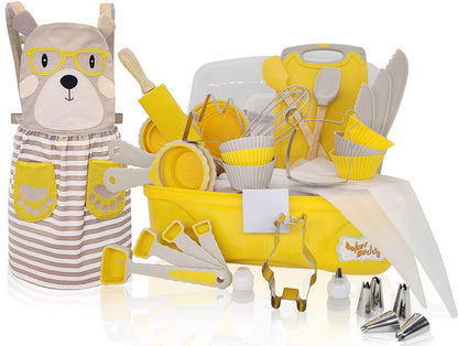 Baker Buddy Child-Size BB-TEDDY-BKT Cooking Set with Accessories