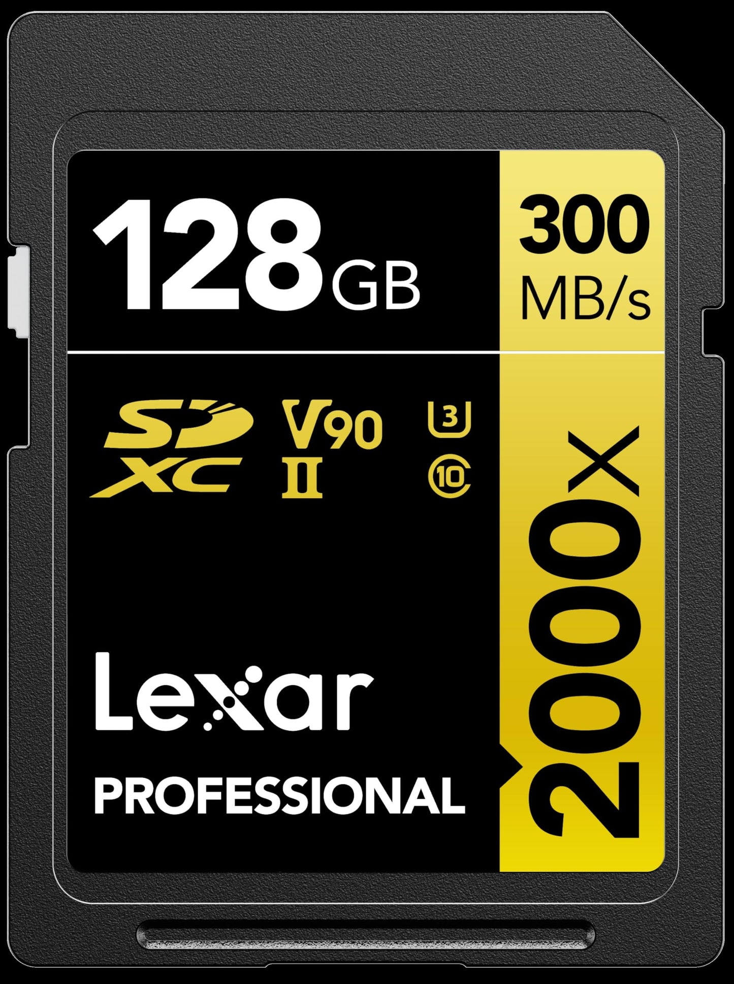 Lexar 128GB SDXC Card LSD2000128G-BNNNU UHS-II Class 10 Up to 300MB/s Read Speed