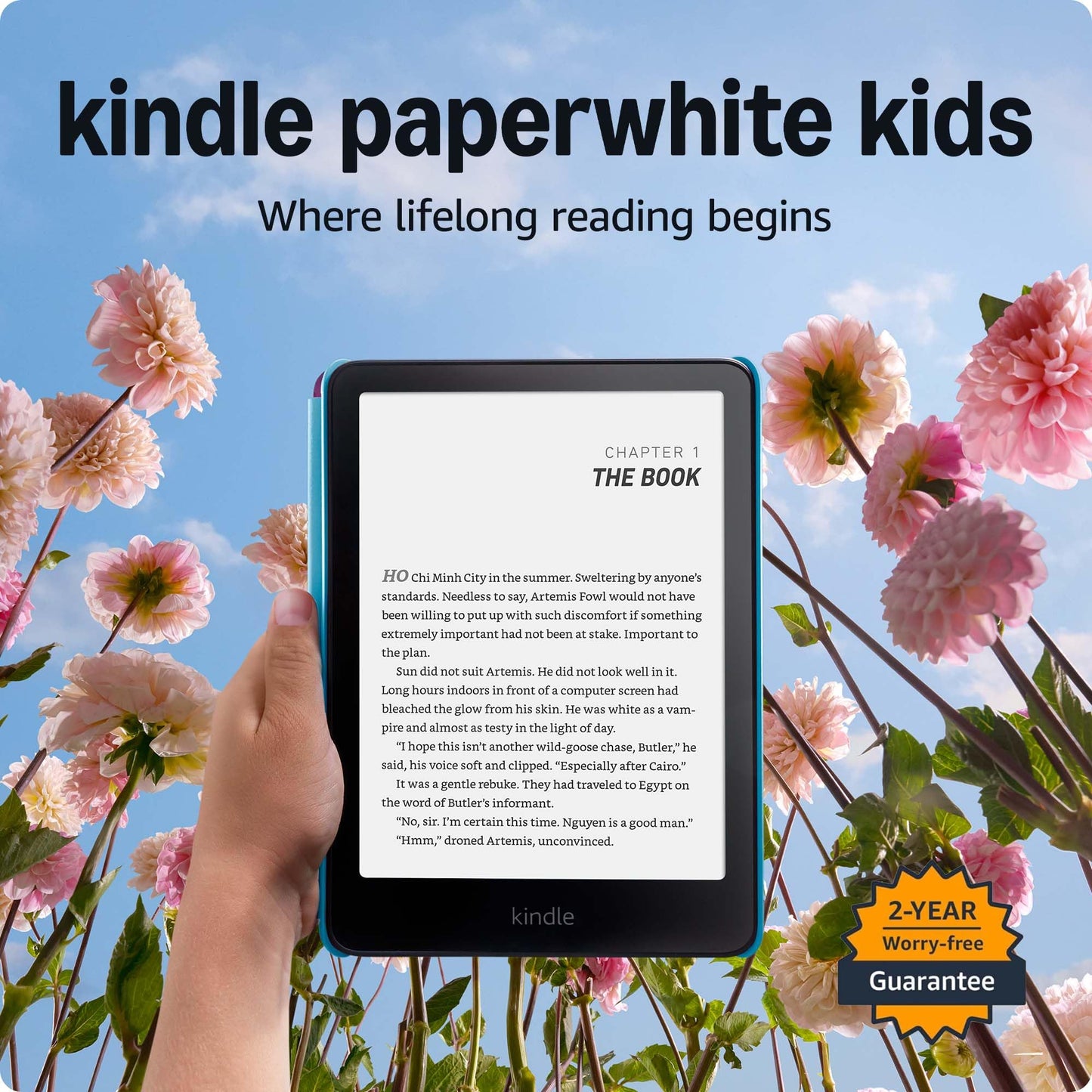 Amazon 7 Inch Kindle Paperwhite Kids 16GB Glare-free Display E-Reader