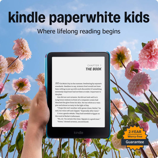 Amazon 7 Inch Kindle Paperwhite Kids 16GB Glare-free Display E-Reader