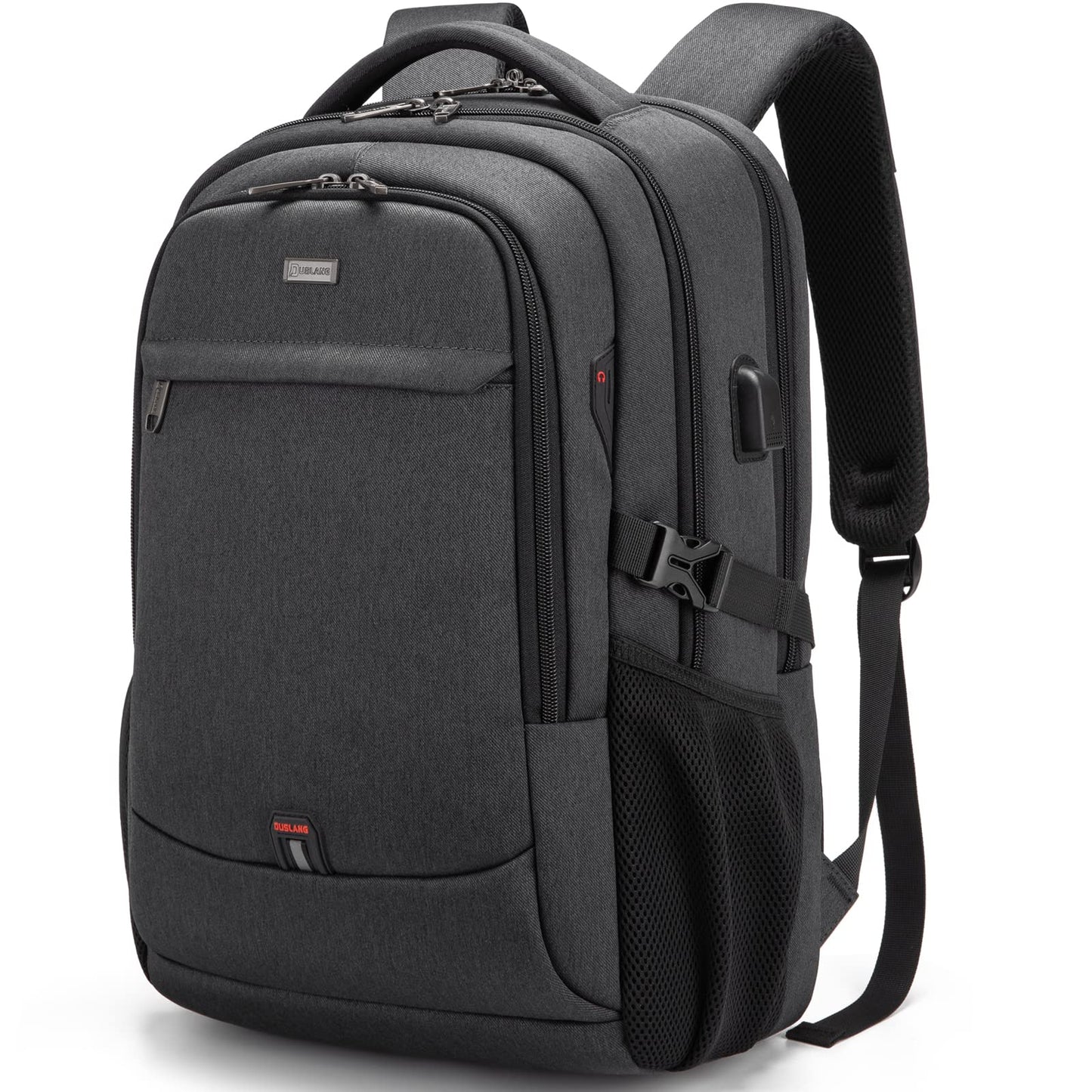 DUSLANG 17 Inch WD-30191 Laptop Backpack for College Travel Water Resistant Polyester Fabric