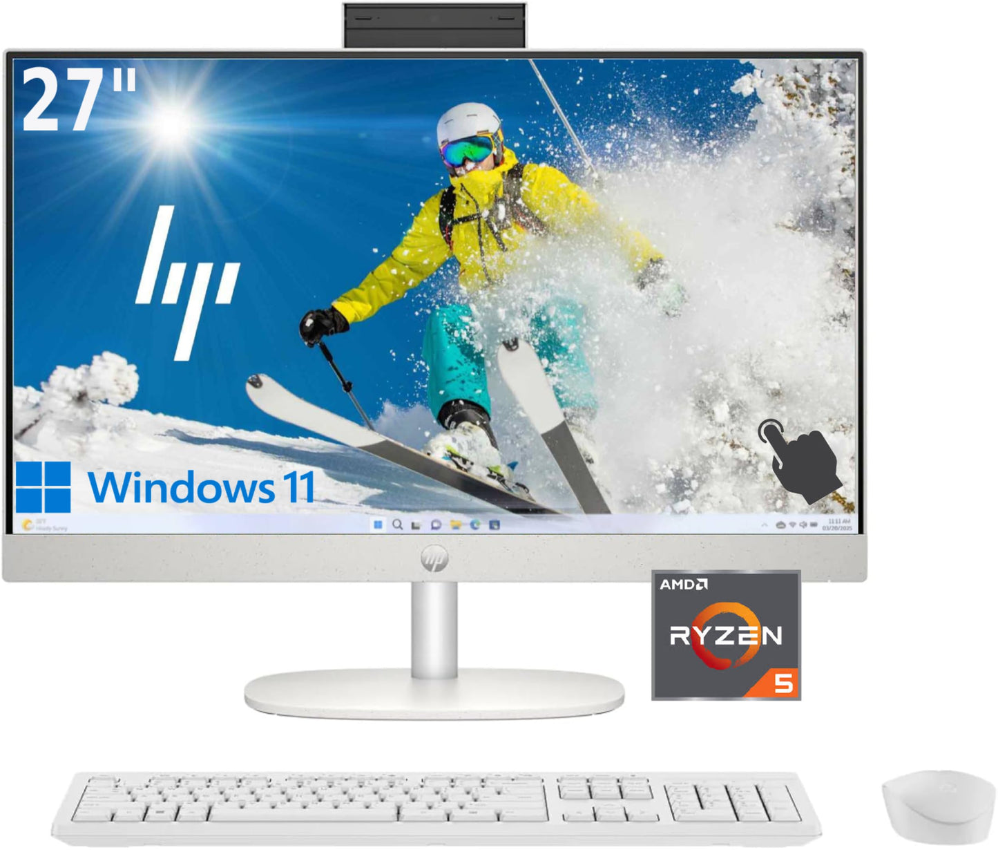 HP 27 CR0307C 1920x1080 All-in-One IPS LCD Desktop