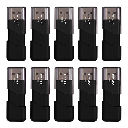 PNY 16GB P-FD16GX10ATT03-MP Flash Drive USB 2.0 Mobility Pack of 10