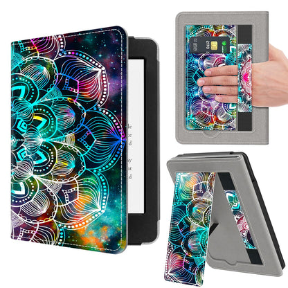 VORI 7 inch Kindle Paperwhite Stand Case PU Leather Cover Auto Sleep/Wake with Hand Strap
