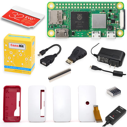 CanaKit 512MB Raspberry Pi Zero 2 W ARMv7 1.0 GHz 4-Core LPDDR2  Single Board Computer