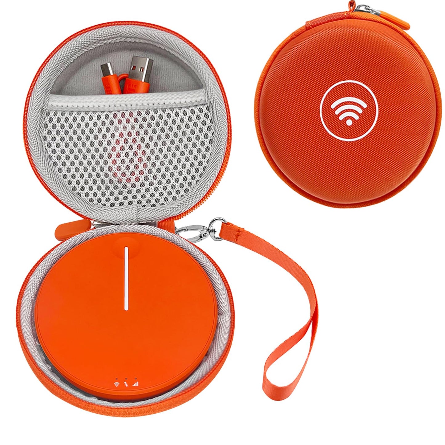 ICIMBI Case P039 Water Resistant Orange Soft Ethylene Vinyl Acetate 1 Count