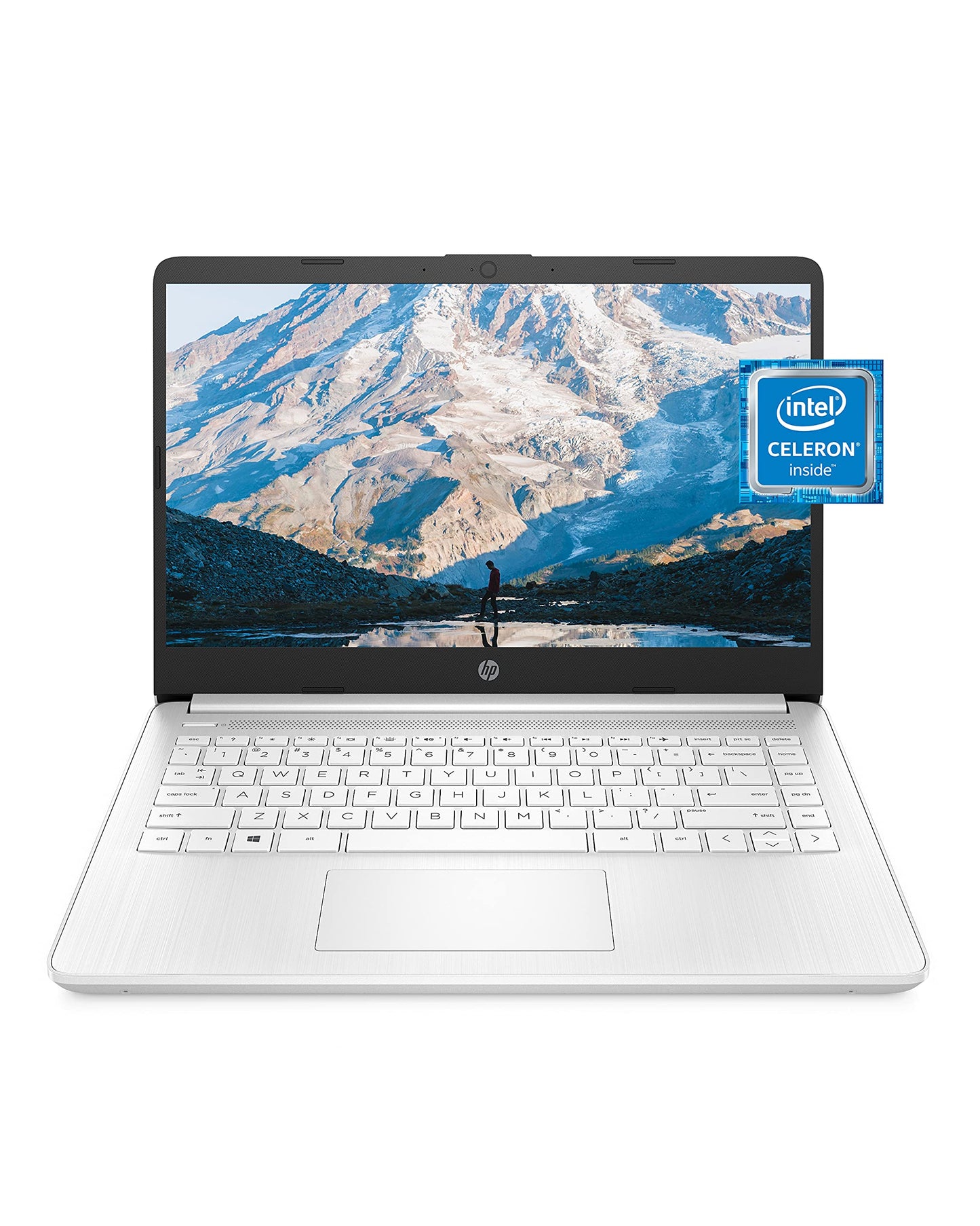 HP 14-dq0040nr Laptop, 14-Inch, 1366 x 768, LED, Standard Laptop, Snowflake White