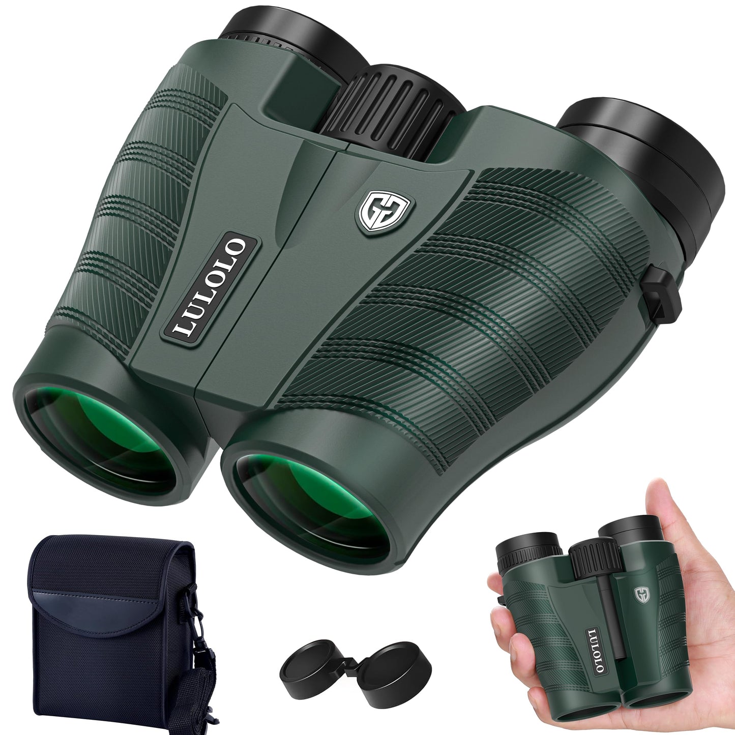 LULOLO 25x32 Binoculars LO-2502 Waterproof Lightweight Porro Prism Bird Watching