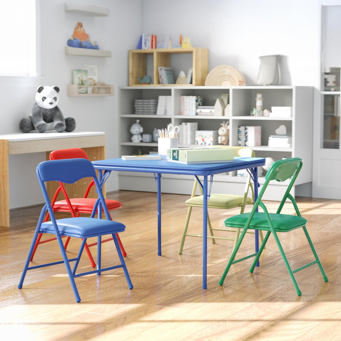 Flash Furniture 5-Piece JB-9-KID-GG Children's Activity Table and Chairs Set