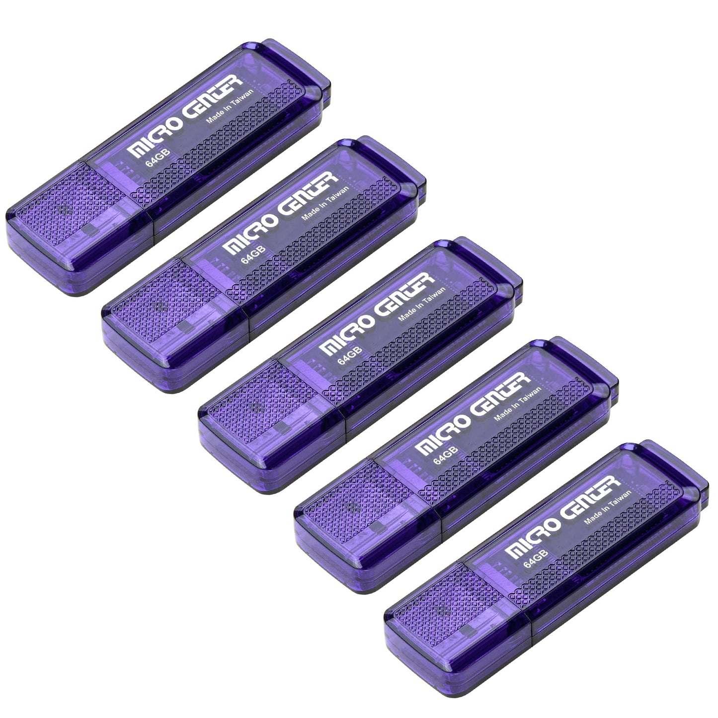 INLAND 64GB USB 3.0 FP Data Storage Flash Drive 5-Pack