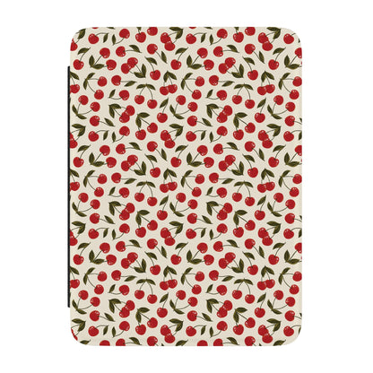 Casely 7" Kindle Case Cherry on Top Lightweight Vegan Leather - Auto Sleep Function - Compatible with Kindle Colorsoft and Paperwhite (12th Generation 2024 Models)
