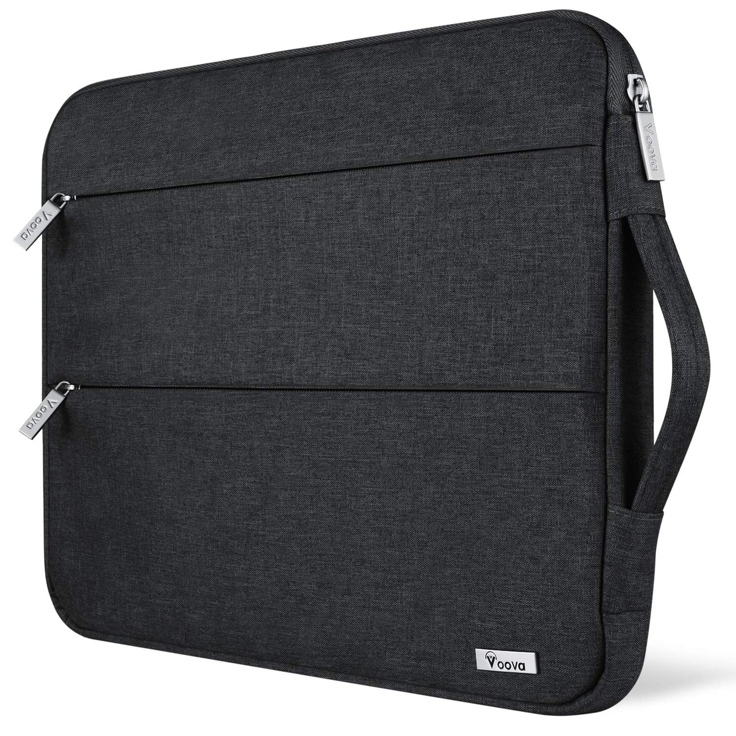 Voova 15.6-Inch Laptop Sleeve Case Compatible with MacBook Pro 16 M1/M2/M3/M4 Max 2019-2025 Model v-laptop-sleeve-handheld-15.6-black