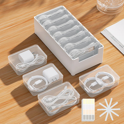 Keqeeo 9.45in x 4.33in Model LO96 Indoor Cable Organizer Box Set