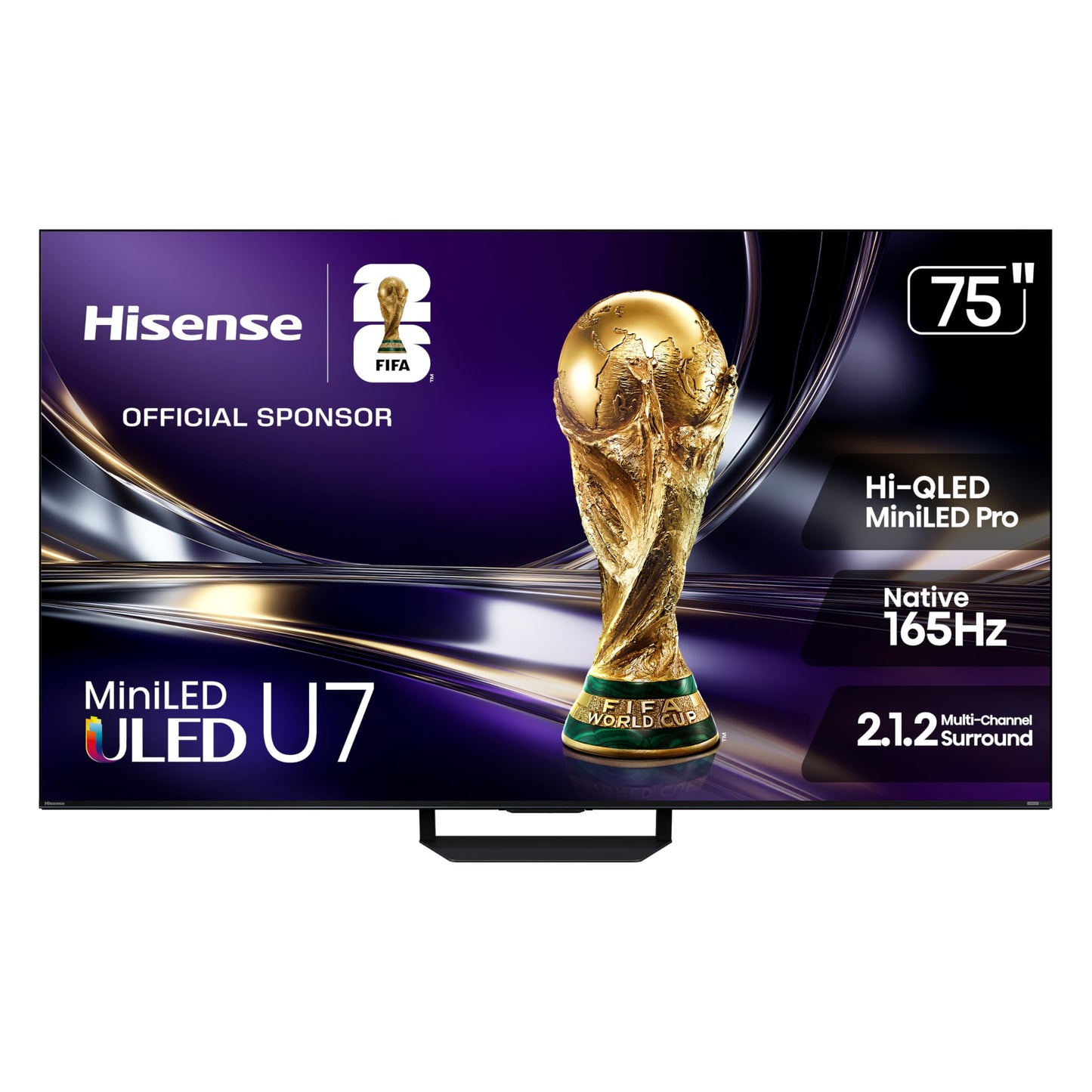 Hisense 75" U7SG 4K UHD 165Hz Hi-QLED MiniLED Pro Smart TV