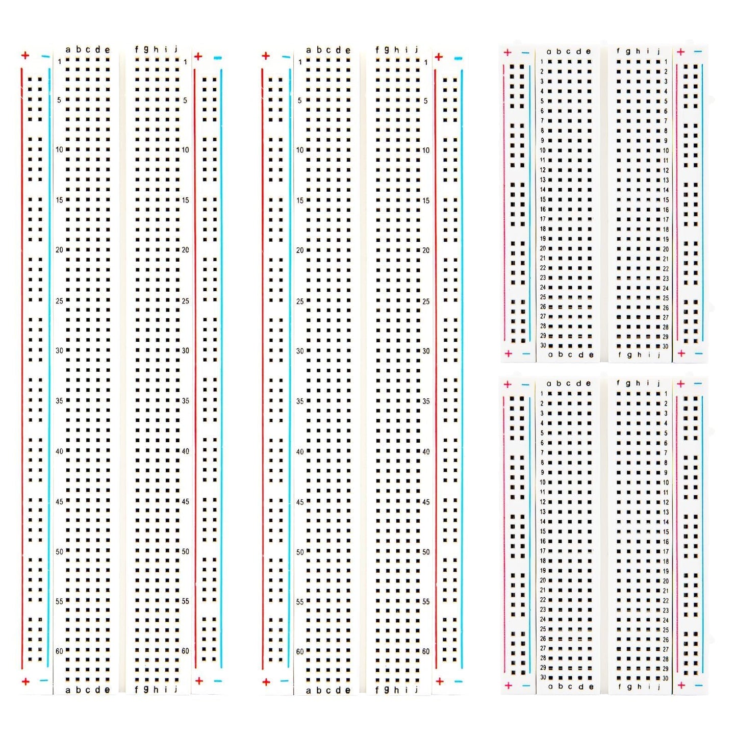 ELEGOO 2PCS 830 Point & 2PCS 400 Point Solderless Prototype PCB Board Kit