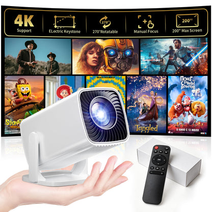 Sainyer Portable Mini Projector Q100 1920 x 1080 1500 Lumen LCD