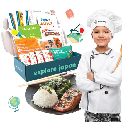 eat2explore 1.5 Pound C-1-JA 17 Count Explore Japan Educational Cooking Kit