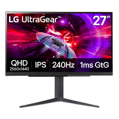 LG 27GR83Q-B 27 Inch QHD Ultra Wide 2560x1440 240Hz IPS Monitor