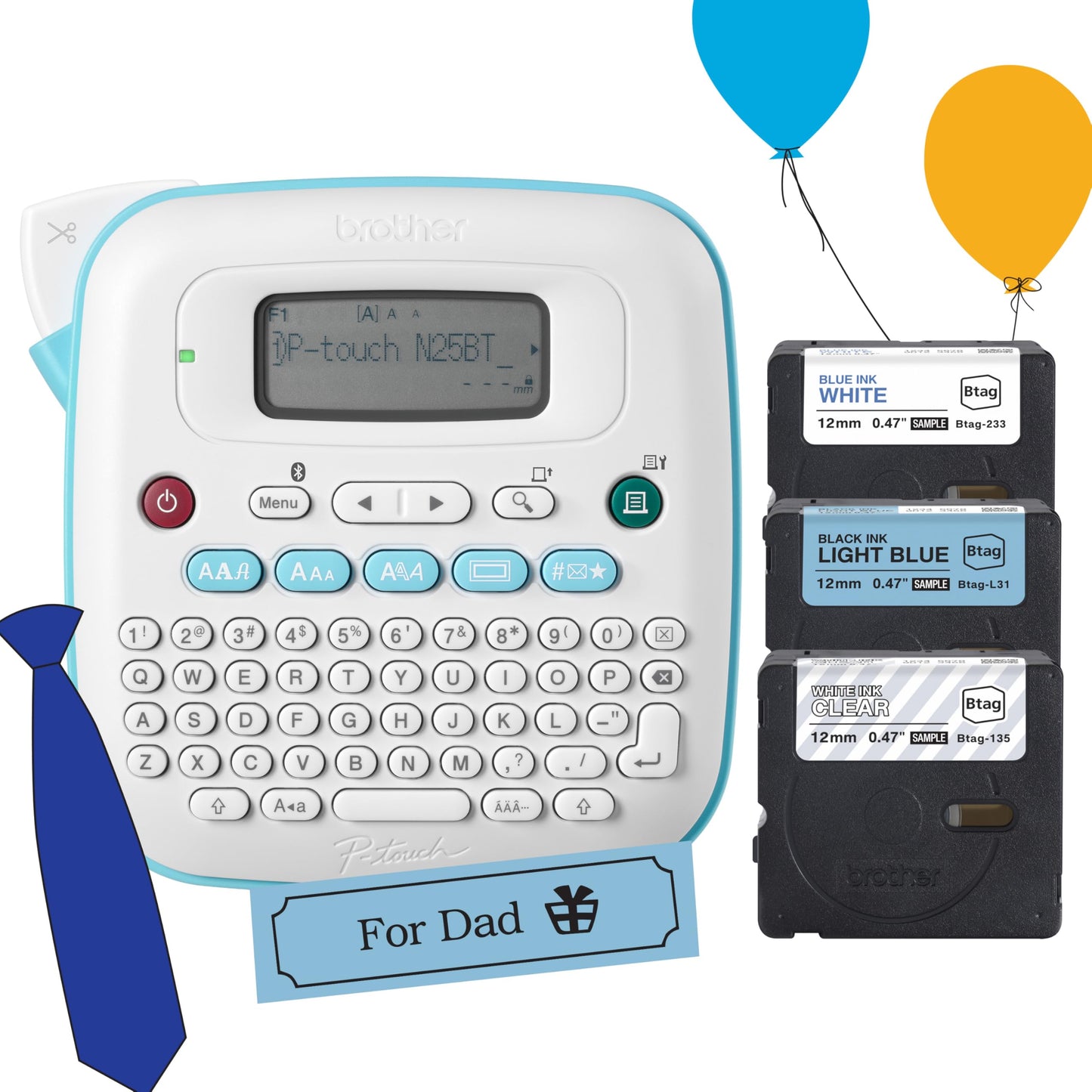 Brother PT-N25BTV3 180 DPI Thermal Portable Label Maker