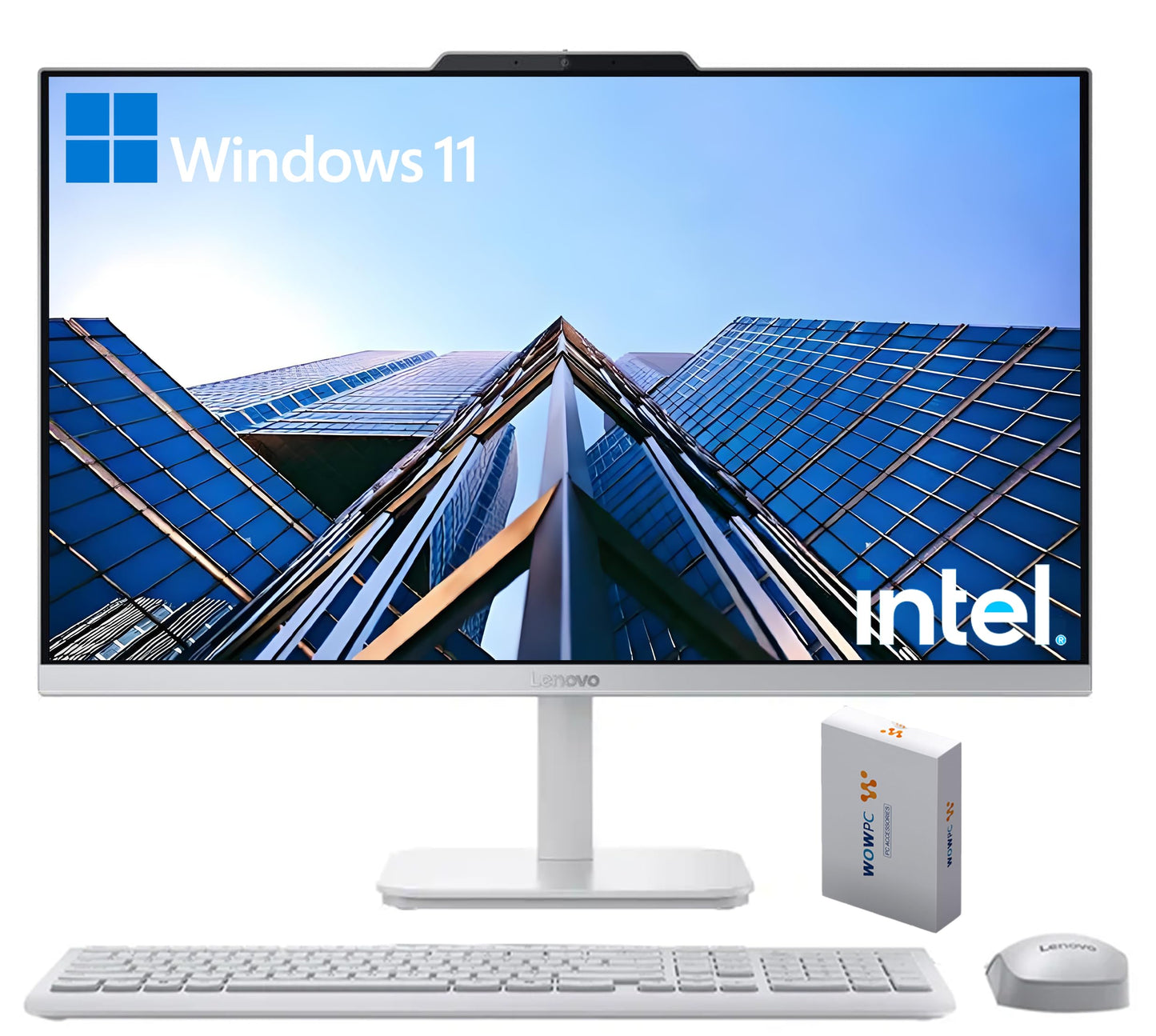 Lenovo 23.8" A100 Intel N100 1920x1080 3.4GHz All-in-One Desktop