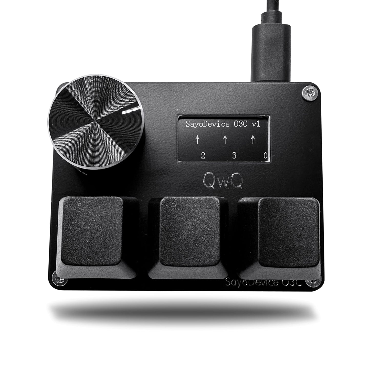 BTXETUEL Sayodevice-O3C 3-Key USB-C Mini Keypad