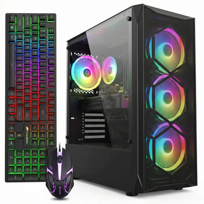 STGAubron 14.96 x 7.87 x 17.52 inches ABR0122 4K 60Hz Computer Tower