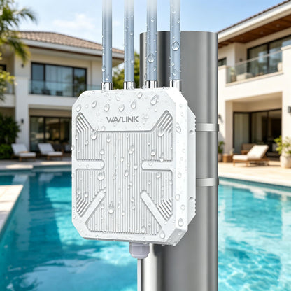 WAVLINK AX1800 WiFi 6 Outdoor Extender ZMJY-573HX1 Dual-Band 1800 Mbps