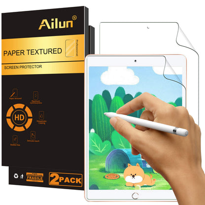 Ailun 10.2-Inch iPad 9/8/7 Screen Protector Anti Glare Matte 3H Hardness 2-Pack