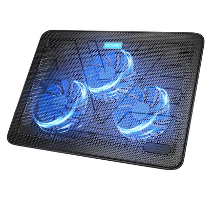 TECKNET 15" Laptop Cooling Pad FBA_841294 1200 RPM USB Powered Black