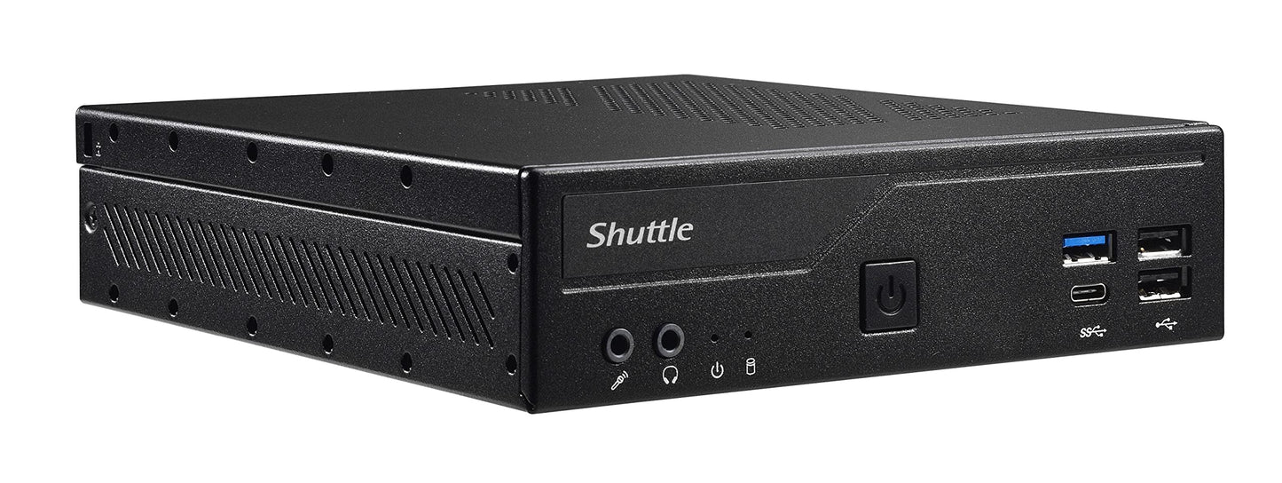 Shuttle DH610S Mini PC Intel Alder Lake LGA1700 4K Display SSD Support Black