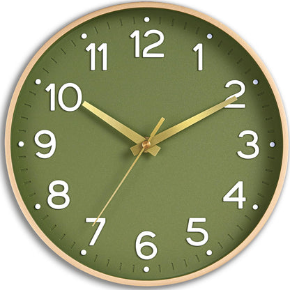 Roymnie 8 Inch Roymnie467 Analog Silent Clock Wall Mount Battery Powered Indoor