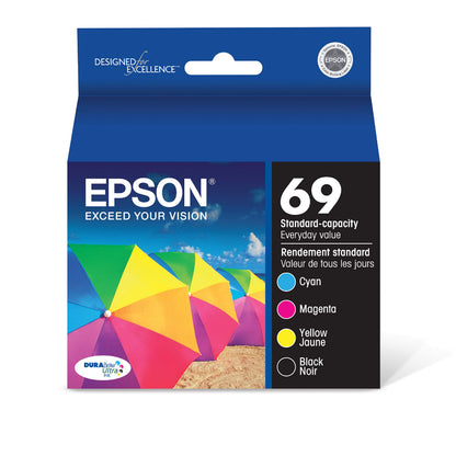 Epson 69 Combo Ink Cartridges 4.5 x 4.5 x 2.5 inches 5 ounces B07GKZ8JYH